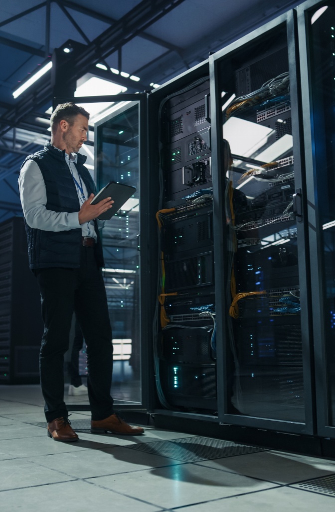 <p>Our core server infrastructure is hosted with UK Tier 1 provider CWCS, with data centres in London and Nottingham. Our Proprietary AI stack is housed on Azure servers domiciled in the EU, with every client instance separated and sandboxed for complete security and privacy.</p>
